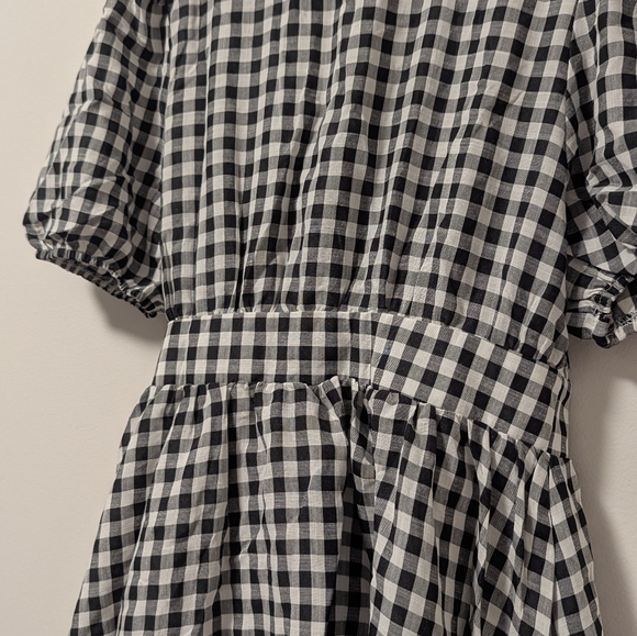 OAK + FORT Plaid Wrap Dress, NWTS - Picture 12 of 13